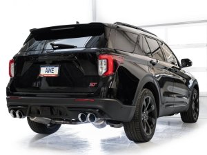 Ford Explorer ST Performance Exhaust - AWE Tuning - Touring Edition, Cat-Back, Quad Tips, 180 Technology - Chrome Silver - `20-`27 Ford Explorer ST Performance Exhaust - AWE Tuning - Touring Edition, Cat-Back, Quad Tips, 180 Technology - Chrome Silver - `20-`27